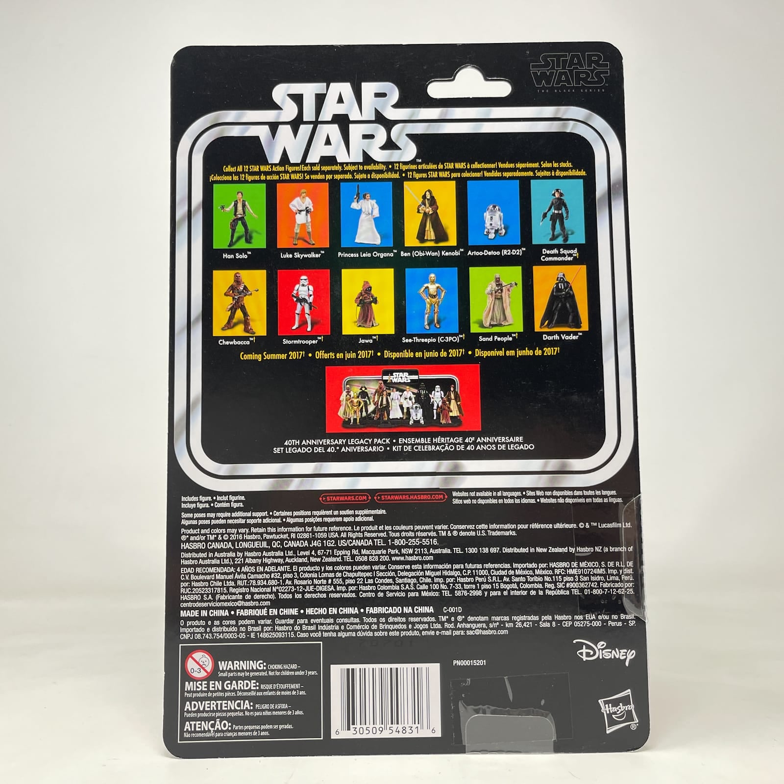 Vintage Hasbro Star Wars Black Series Sealed Figures R5-D4 - 40th Anniversary - Hasbro Black Series (2017)