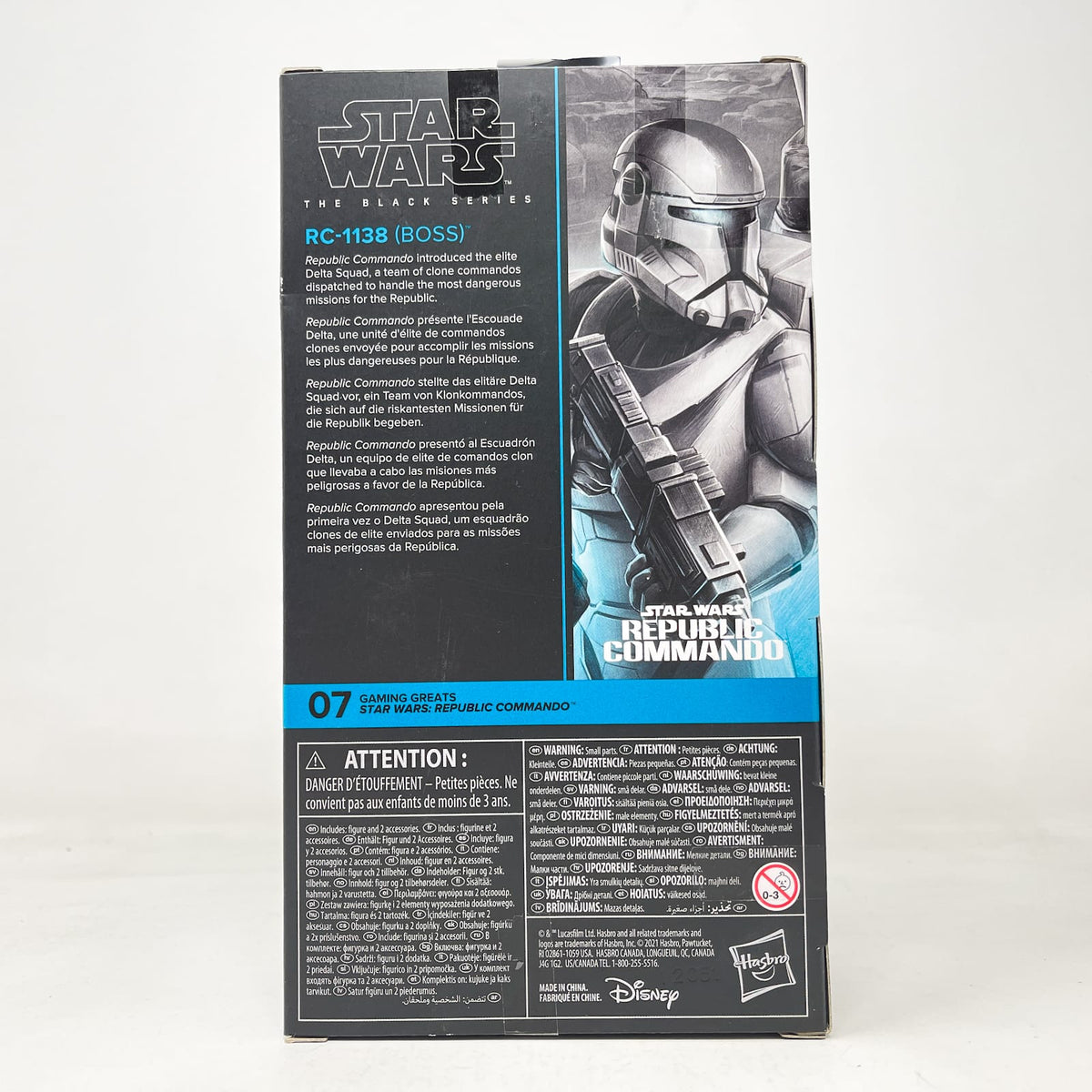 Vintage Hasbro Star Wars Black Series Sealed Figures RC-1138 BOSS (Republic Commando) GG 07 - Hasbro Black Series (2022)