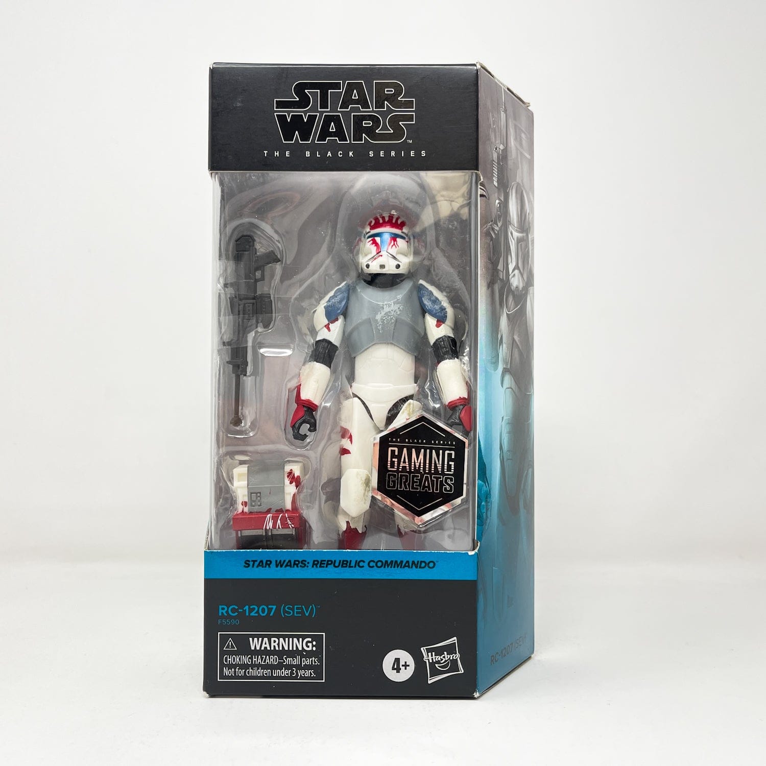 Vintage Hasbro Star Wars Black Series Sealed Figures RC-1207 SEV (Republic Commando) GG 11 - Black Series Hasbro Star Wars Action Figure