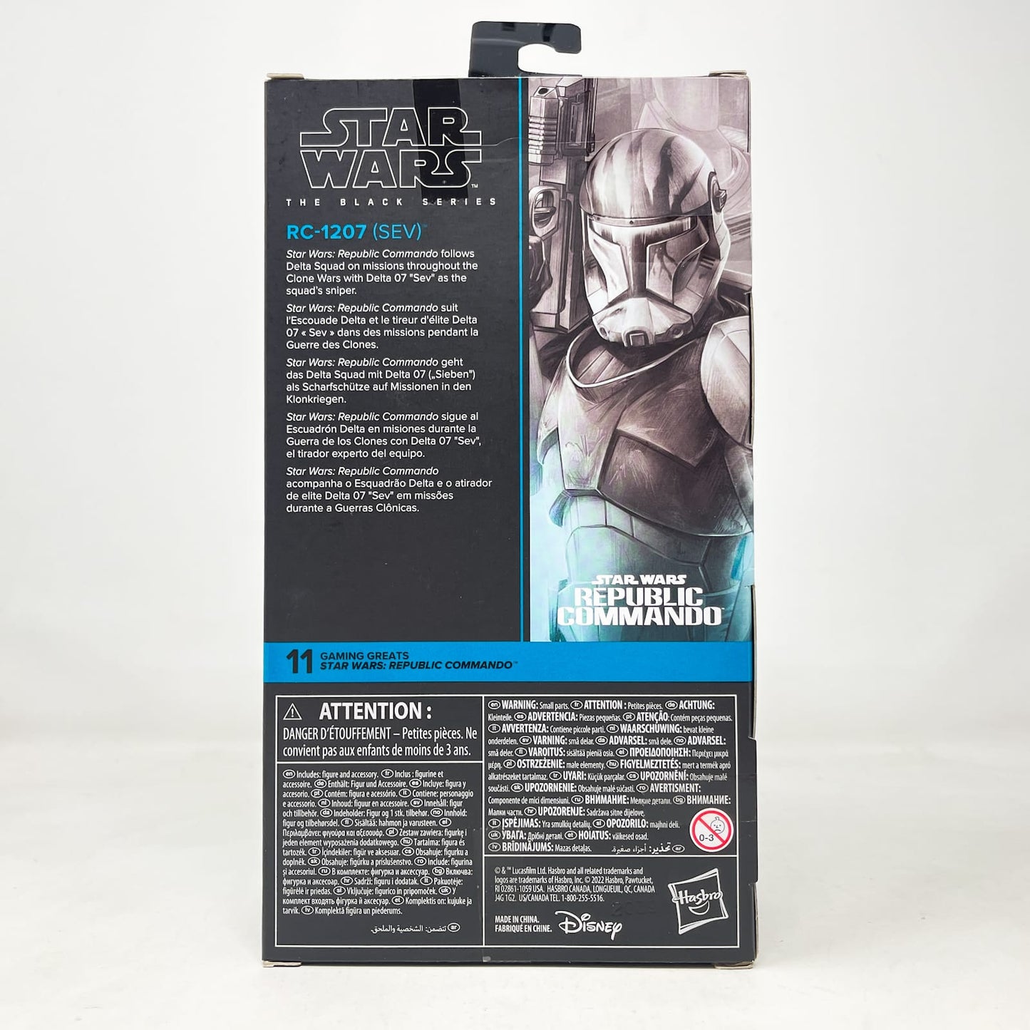 Vintage Hasbro Star Wars Black Series Sealed Figures RC-1207 SEV (Republic Commando) GG 11 - Hasbro Black Series (2022)