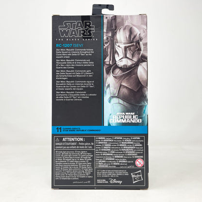 Vintage Hasbro Star Wars Black Series Sealed Figures RC-1207 SEV (Republic Commando) GG 11 - Hasbro Black Series (2022)