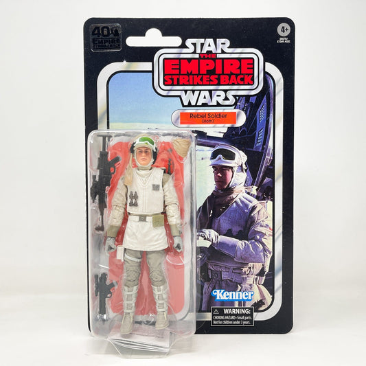 Vintage Hasbro Star Wars Black Series Sealed Figures Rebel Soldier (Hoth) - 40th Anniversary - Hasbro Black Series (2020)
