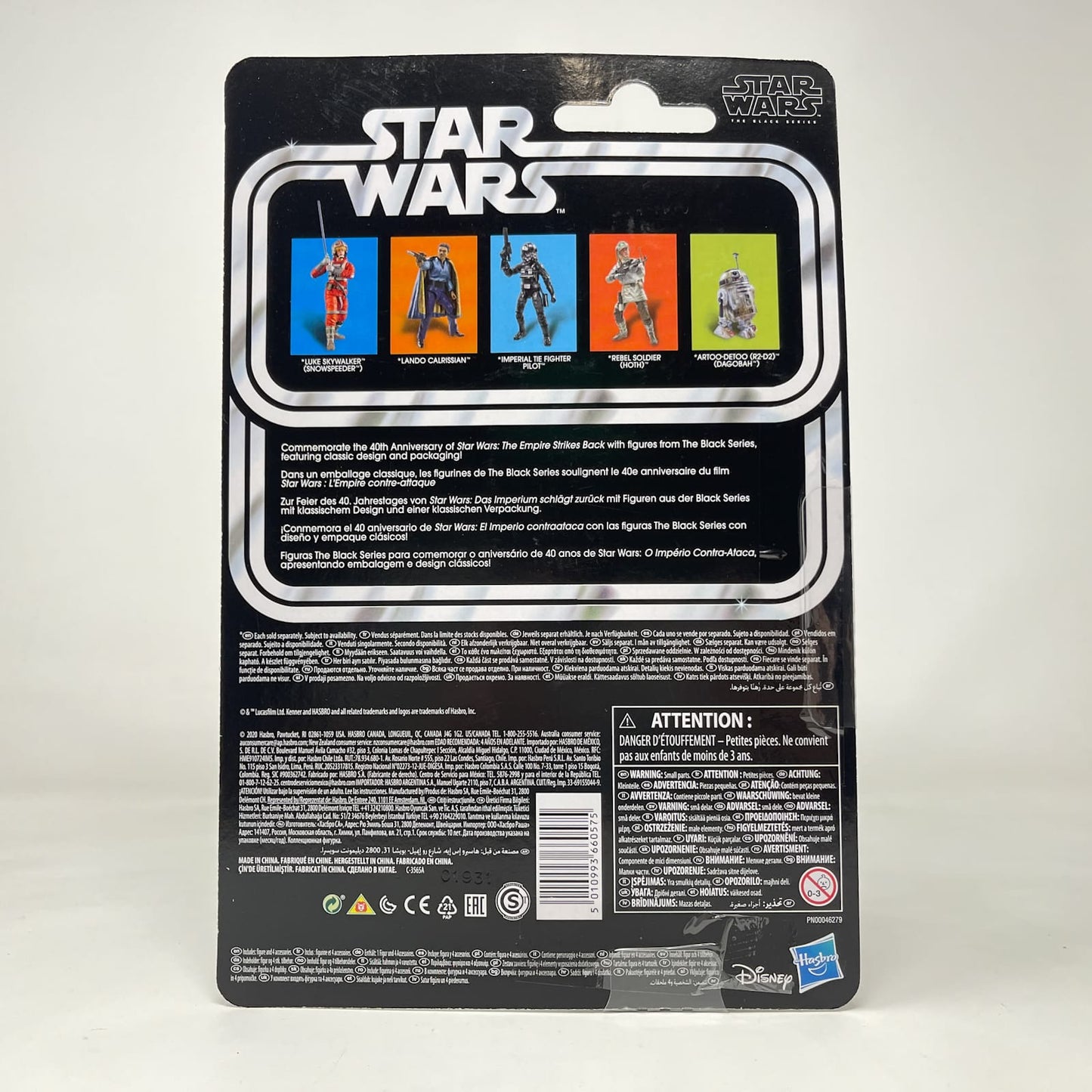 Vintage Hasbro Star Wars Black Series Sealed Figures Rebel Soldier (Hoth) - 40th Anniversary - Hasbro Black Series (2020)