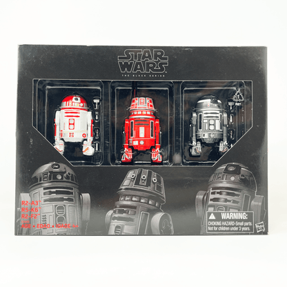 Vintage Hasbro Star Wars Black Series Sealed Figures Red Squadron Astromech Droid 3 Pack - (2018) - Black Series Hasbro Star Wars Action Figure