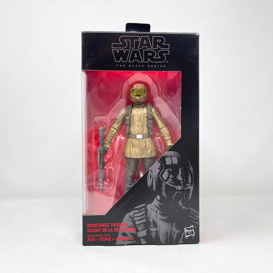 Vintage Hasbro Star Wars Black Series Sealed Figures Resistance Trooper -TFA #10 (2015) - Black Series Hasbro Star Wars Action Figure