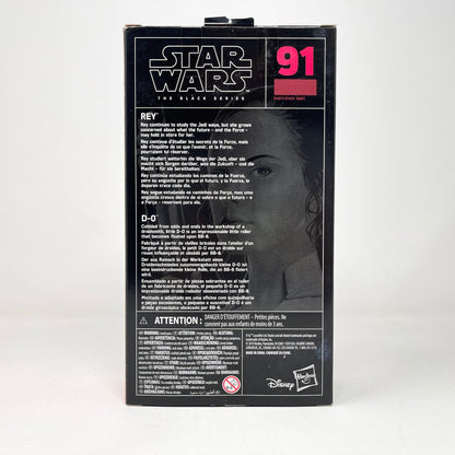 Vintage Hasbro Star Wars Black Series Sealed Figures Rey & D-O #91 (2019) - Black Series Hasbro Star Wars Action Figure