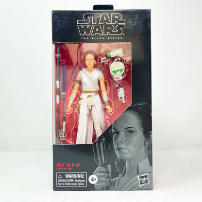 Vintage Hasbro Star Wars Black Series Sealed Figures Rey & D-O #91 (2019) - Black Series Hasbro Star Wars Action Figure
