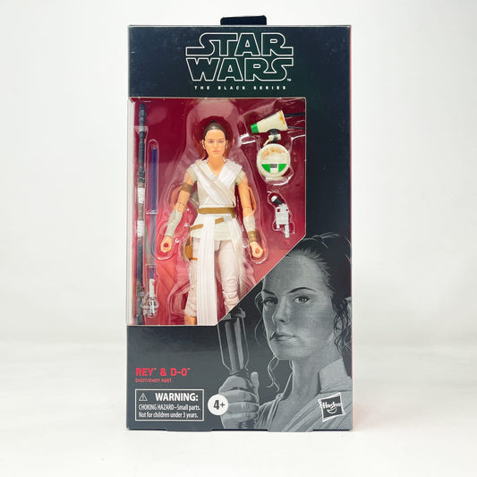 Vintage Hasbro Star Wars Black Series Sealed Figures Rey & D-O #91 - Hasbro Black Series (2019)