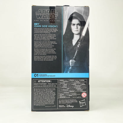 Vintage Hasbro Star Wars Black Series Sealed Figures Rey (Dark Side Vision) TROS 01 - Hasbro Black Series (2021)