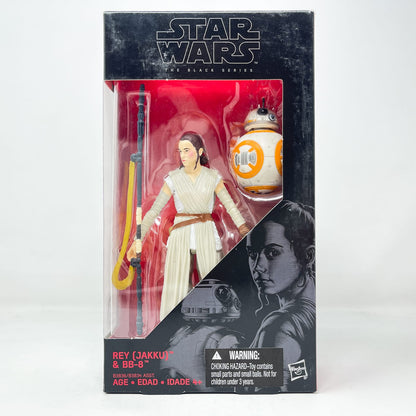Vintage Hasbro Star Wars Black Series Sealed Figures Rey (Jakku) & BB-8 #02 - Hasbro Black Series (2015)