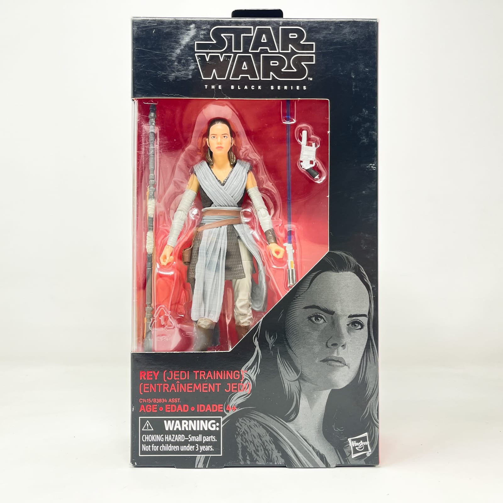 Hasbro Rey Figure Hasbro 2016 Rey (Jedi Training) Black Series Star Wars Figure – 4th ...