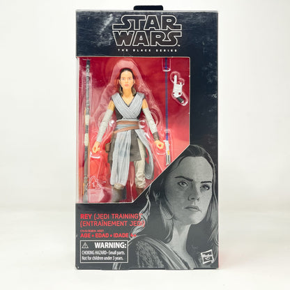 Vintage Hasbro Star Wars Black Series Sealed Figures Rey (Jedi Training) #44 - Hasbro Black Series (2016)