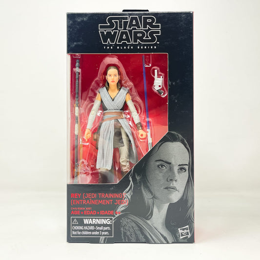 Vintage Hasbro Star Wars Black Series Sealed Figures Rey (Jedi Training) #44 - Hasbro Black Series (2016)