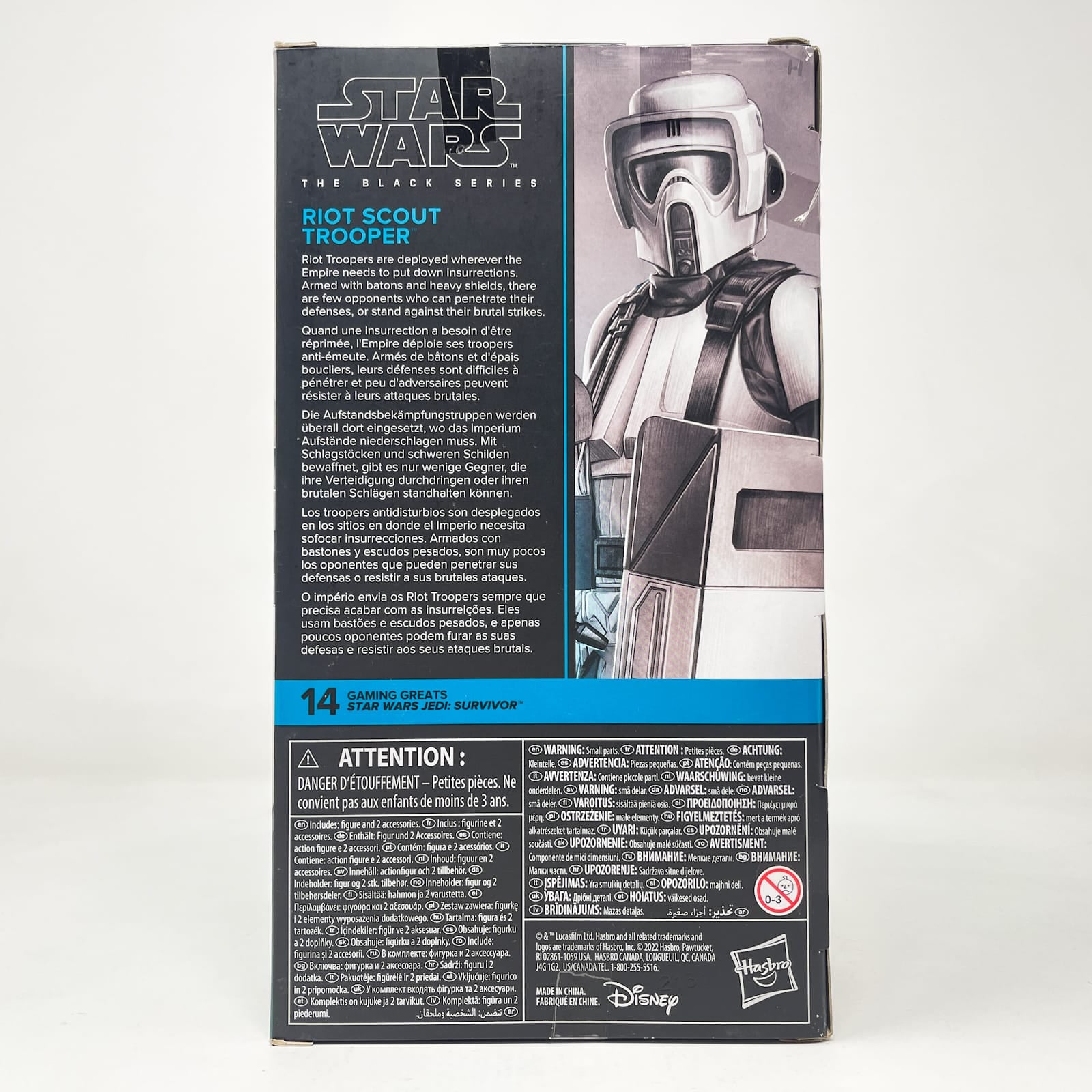 Vintage Hasbro Star Wars Black Series Sealed Figures Riot Scout Trooper GG 14 - Hasbro Black Series (2023)