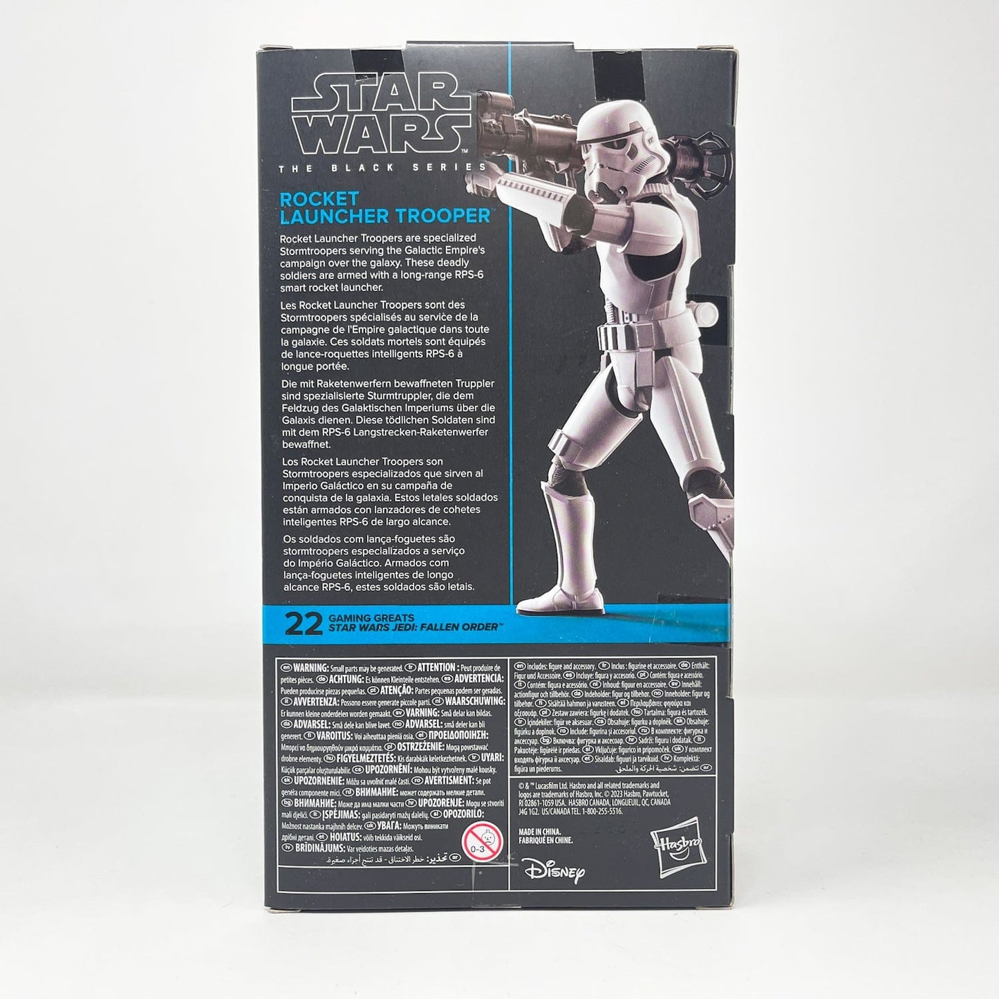 Vintage Hasbro Star Wars Black Series Sealed Figures Rocket Launcher Trooper (Fallen Order) GG 22 - Black Series Hasbro Star Wars Action Figure