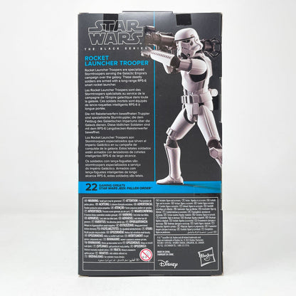 Vintage Hasbro Star Wars Black Series Sealed Figures Rocket Launcher Trooper (Fallen Order) GG 22 - Black Series Hasbro Star Wars Action Figure