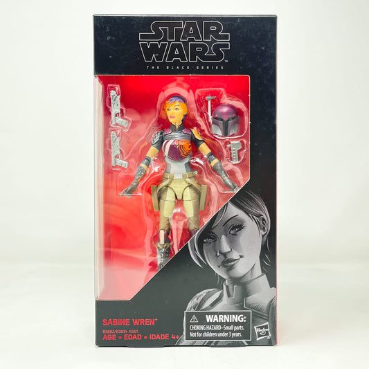 Vintage Hasbro Star Wars Black Series Sealed Figures Sabine Wren (Rebels) #33 - Hasbro Black Series (2016)
