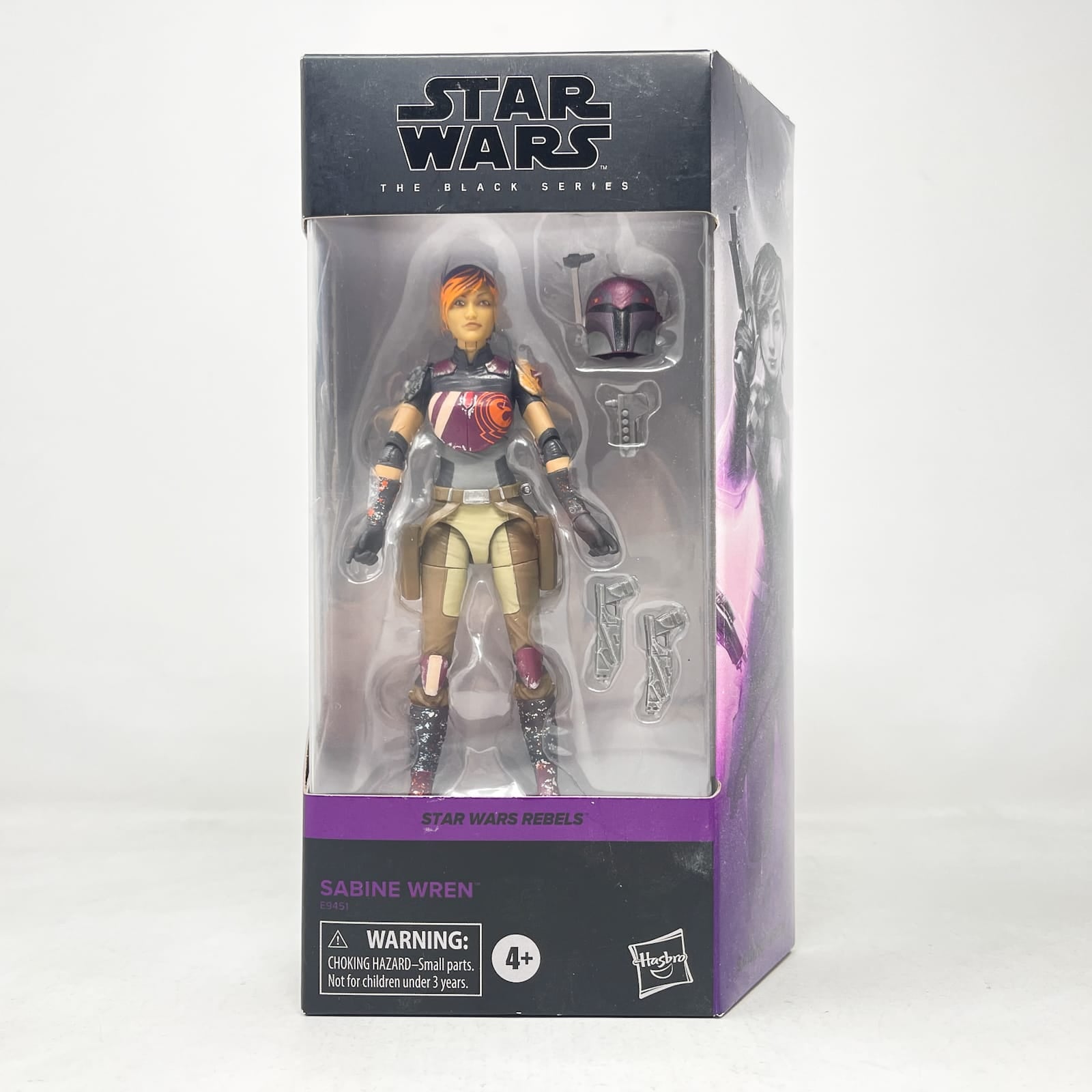 Vintage Hasbro Star Wars Black Series Sealed Figures Sabine Wren (Rebels) REB 06 - Hasbro Black Series (2020)
