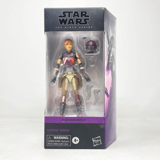 Vintage Hasbro Star Wars Black Series Sealed Figures Sabine Wren (Rebels) REB 06 - Hasbro Black Series (2020)