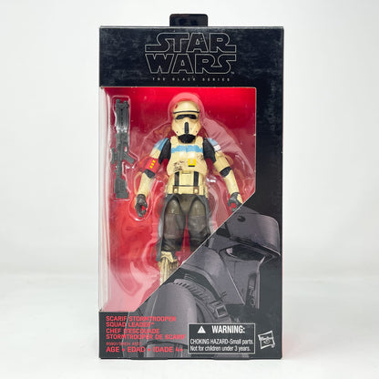 Vintage Hasbro Star Wars Black Series Sealed Figures Scarif Stormtrooper Squad Leader #28 - Hasbro Black Series (2016)