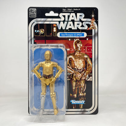 Vintage Hasbro Star Wars Black Series Sealed Figures See-Threepio (C-3PO) (ANH) - 40th Anniversary - Hasbro Black Series (2017)
