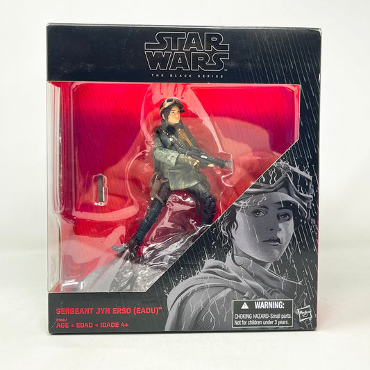 Vintage Hasbro Star Wars Black Series Sealed Figures Sergeant Jyn Erso Eadu (Rogue One) Kmart Box Set - Black Series Hasbro Star Wars Action Figure
