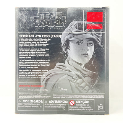 Vintage Hasbro Star Wars Black Series Sealed Figures Sergeant Jyn Erso Eadu (Rogue One) Kmart Box Set - Hasbro Black Series (2016)