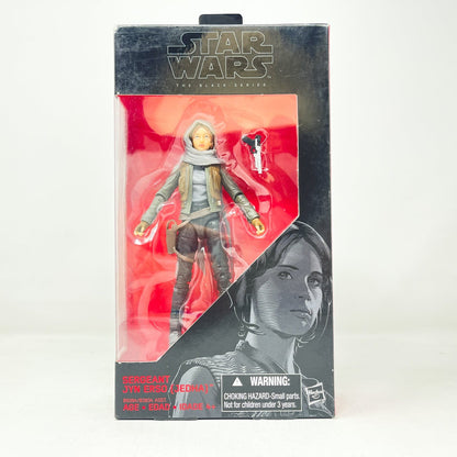 Vintage Hasbro Star Wars Black Series Sealed Figures Sergeant Jyn Erso - Jedha (Rogue One) #22 - Black Series Hasbro Star Wars Action Figure