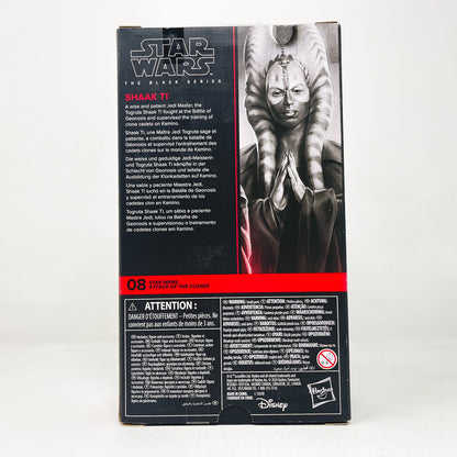 Vintage Hasbro Star Wars Black Series Sealed Figures Shaak Ti (ATOC) #08 - Hasbro Black Series (2025)