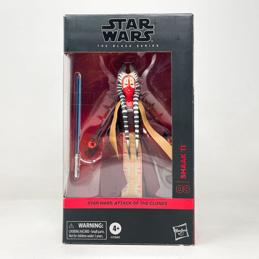 Vintage Hasbro Star Wars Black Series Sealed Figures Shaak Ti (ATOC) #08 - Hasbro Black Series (2025)