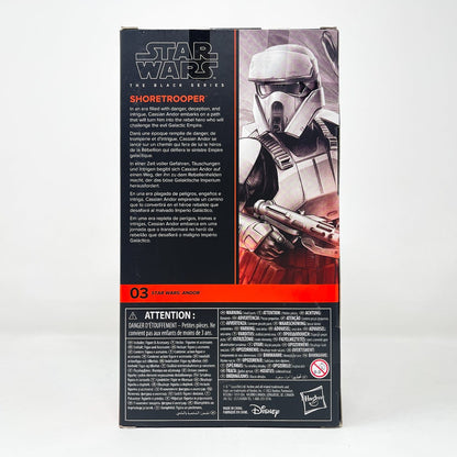 Vintage Hasbro Star Wars Black Series Sealed Figures Shoretrooper (Andor) AND 03 - Black Series Hasbro Star Wars Action Figure