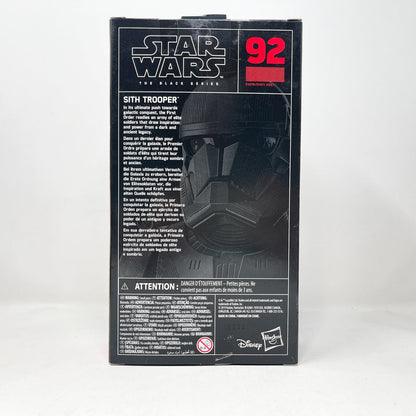 Vintage Hasbro Star Wars Black Series Sealed Figures Sith Trooper #92 - Black Series Hasbro Star Wars Action Figure