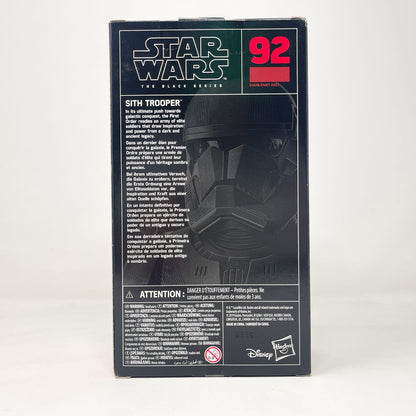 Vintage Hasbro Star Wars Black Series Sealed Figures Sith Trooper #92 - Hasbro Black Series (2019)
