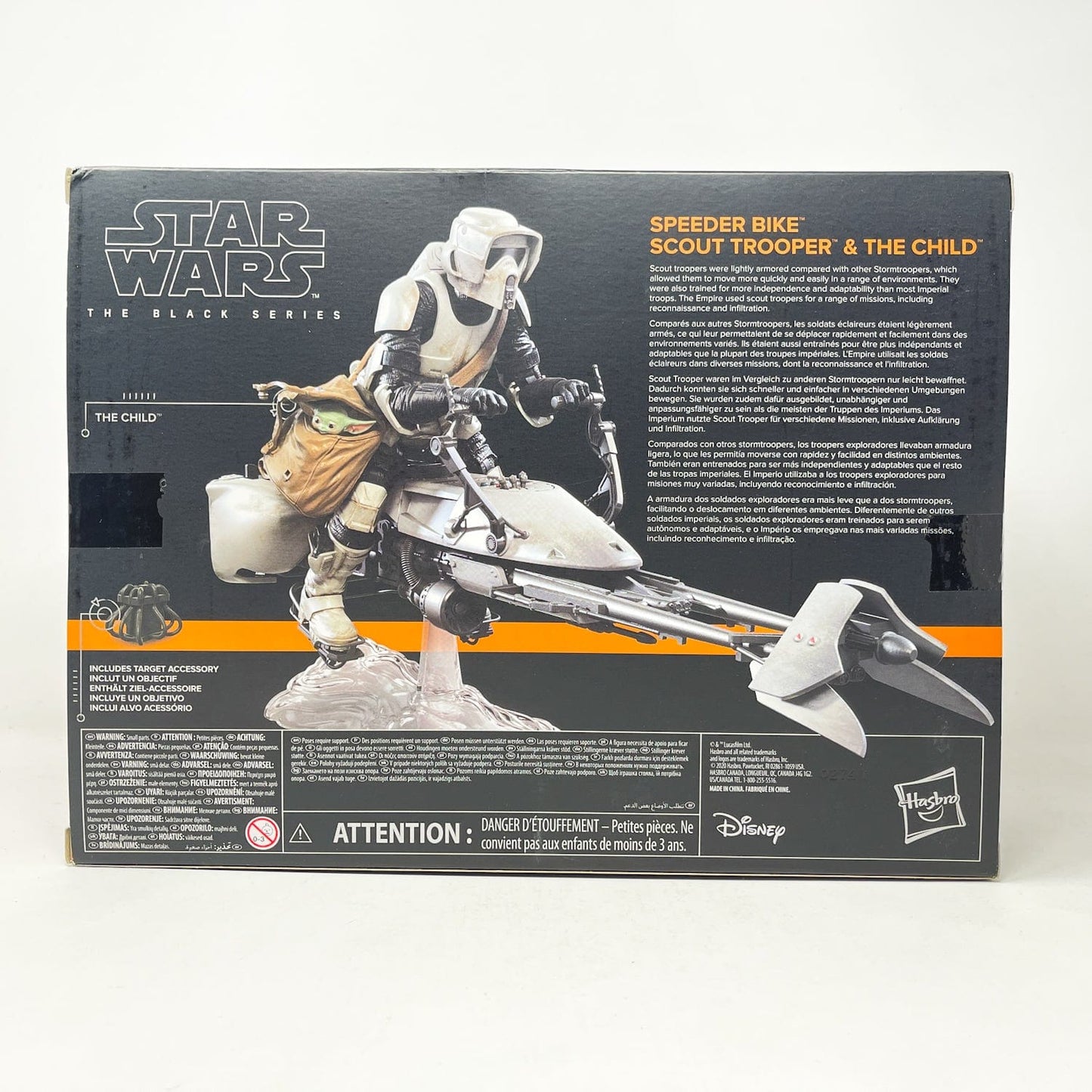 Vintage Hasbro Star Wars Black Series Sealed Figures Speeder Bike Scout Trooper and The Child - Black Series Hasbro Star Wars Action Figure