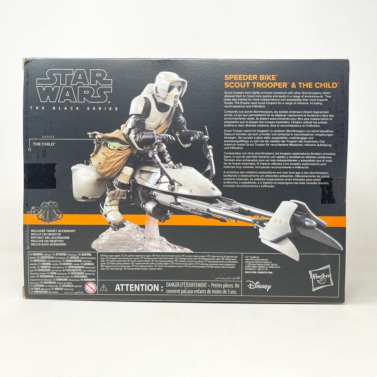Vintage Hasbro Star Wars Black Series Sealed Figures Speeder Bike Scout Trooper and The Child - Black Series Hasbro Star Wars Action Figure