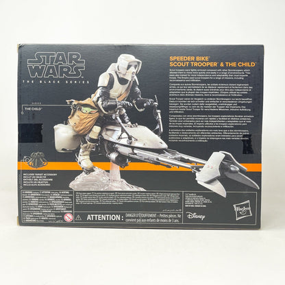 Vintage Hasbro Star Wars Black Series Sealed Figures Speeder Bike Scout Trooper and The Child - Black Series Hasbro Star Wars Action Figure