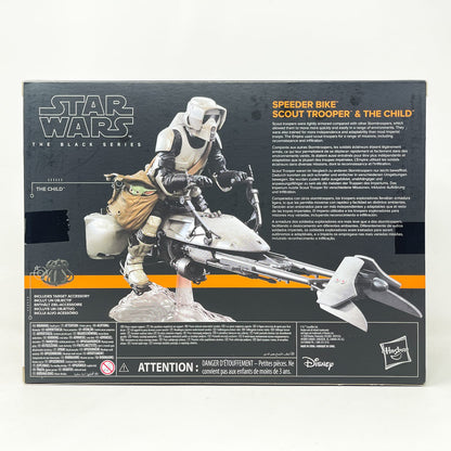 Vintage Hasbro Star Wars Black Series Sealed Figures Speeder Bike Scout Trooper and The Child - Hasbro Black Series (2020)