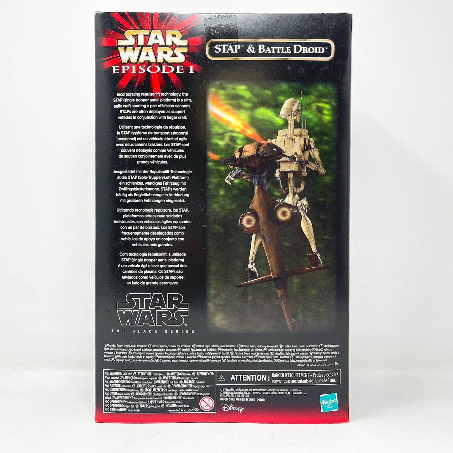 Vintage Hasbro Star Wars Black Series Sealed Figures STAP & Battle Droid  - Hasbro Black Series