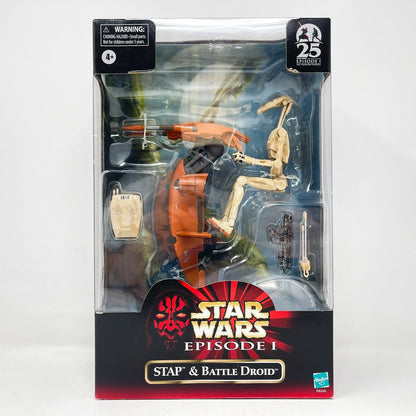 Vintage Hasbro Star Wars Black Series Sealed Figures STAP & Battle Droid  - Hasbro Black Series