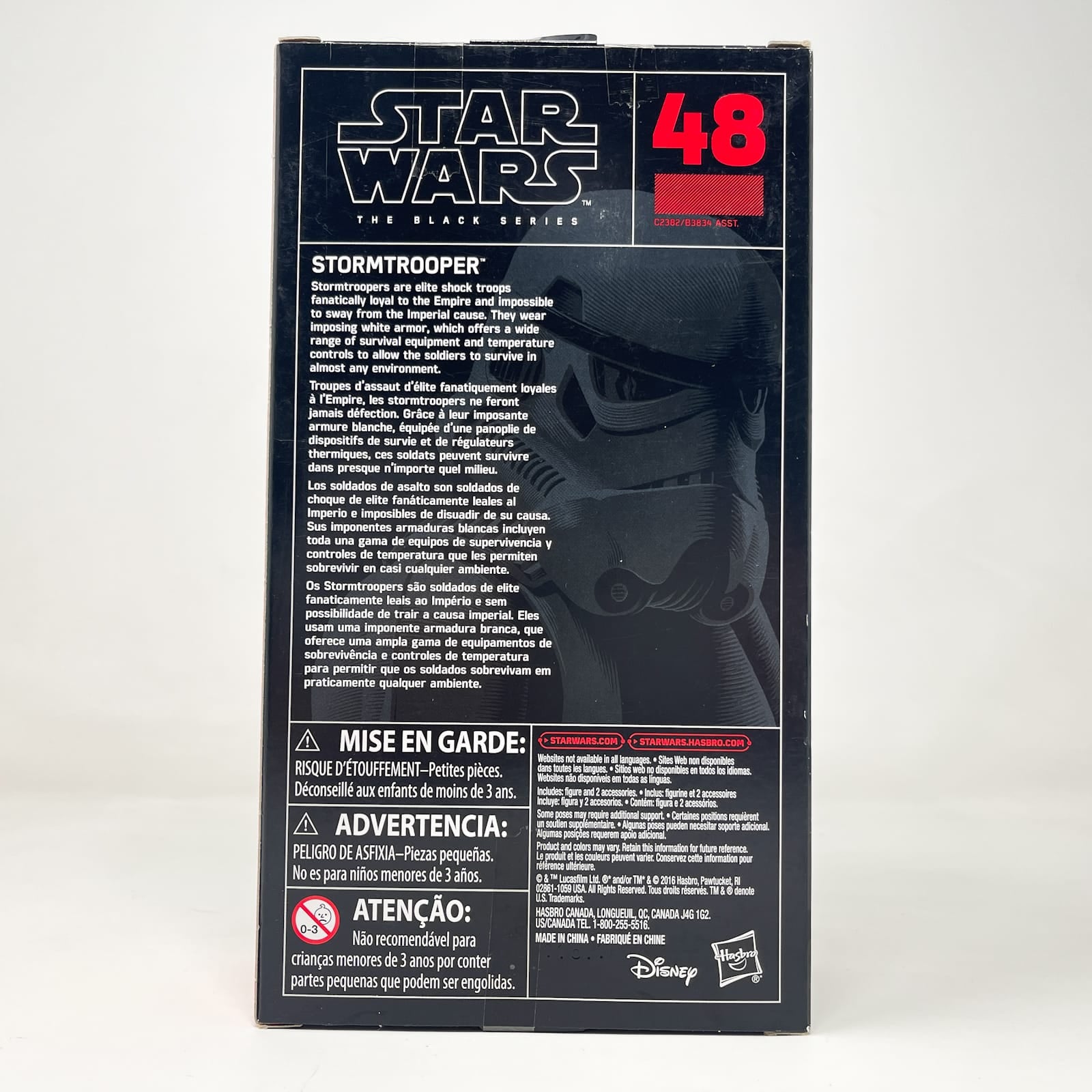 Vintage Hasbro Star Wars Black Series Sealed Figures Stormtrooper #48 - Hasbro Black Series (2017)