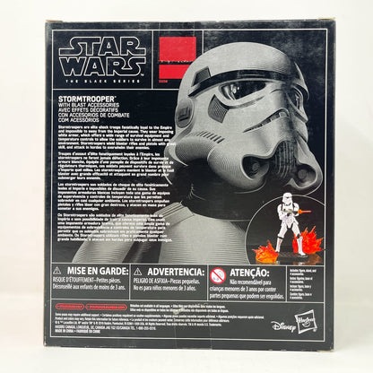 Vintage Hasbro Star Wars Black Series Sealed Figures Stormtrooper (with Blast Accessories) Deluxe - Hasbro Black Series (2018)