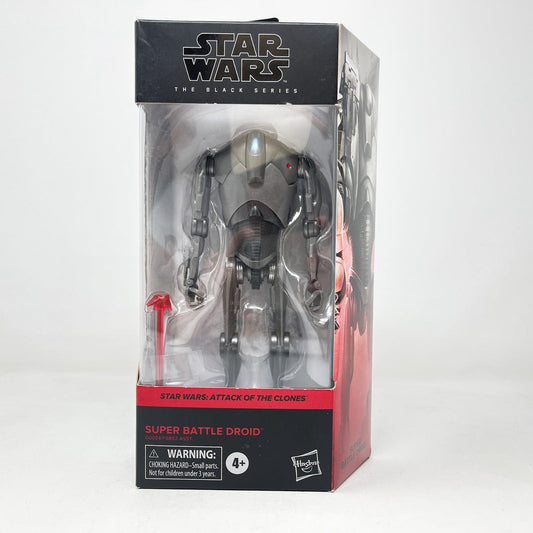 Vintage Hasbro Star Wars Black Series Sealed Figures Super Battle Droid AOTC 06 - Black Series Hasbro Star Wars