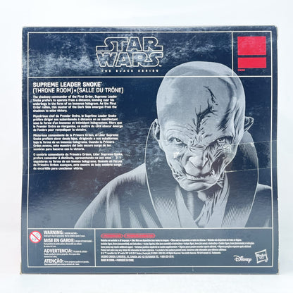 Vintage Hasbro Star Wars Black Series Sealed Figures Supreme Leader Snoke (Throne Room) Deluxe - Hasbro Black Series (2017)