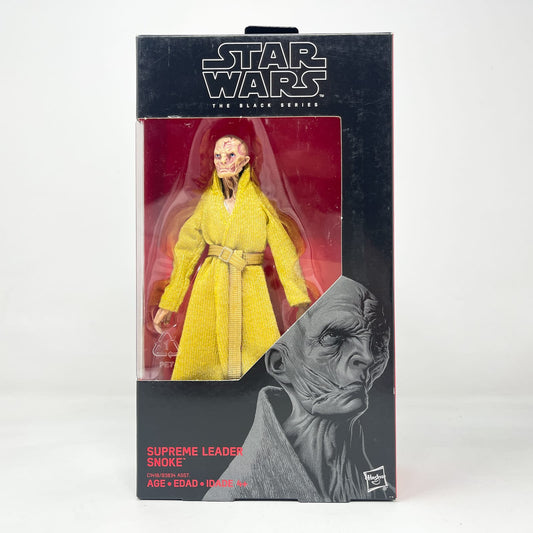 Vintage Hasbro Star Wars Black Series Sealed Figures Supreme Leader Snoke (TLJ) #54 - Hasbro Black Series (2017)