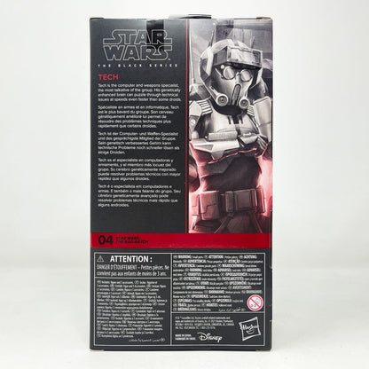 Vintage Hasbro Star Wars Black Series Sealed Figures Tech (The Bad Batch) BB 04 - Hasbro Black Series (2021)