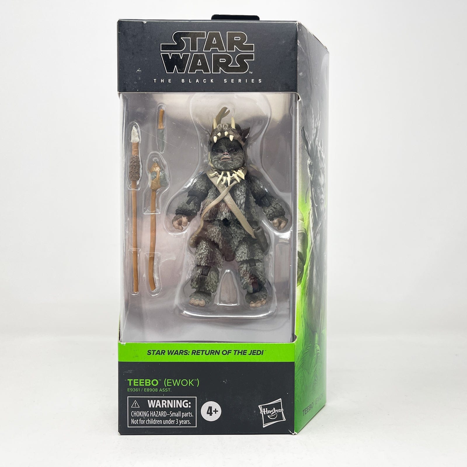 Vintage Hasbro Star Wars Black Series Sealed Figures Teebo (Ewok) - Black Series ROTJ 02 Hasbro Star Wars Action Figure