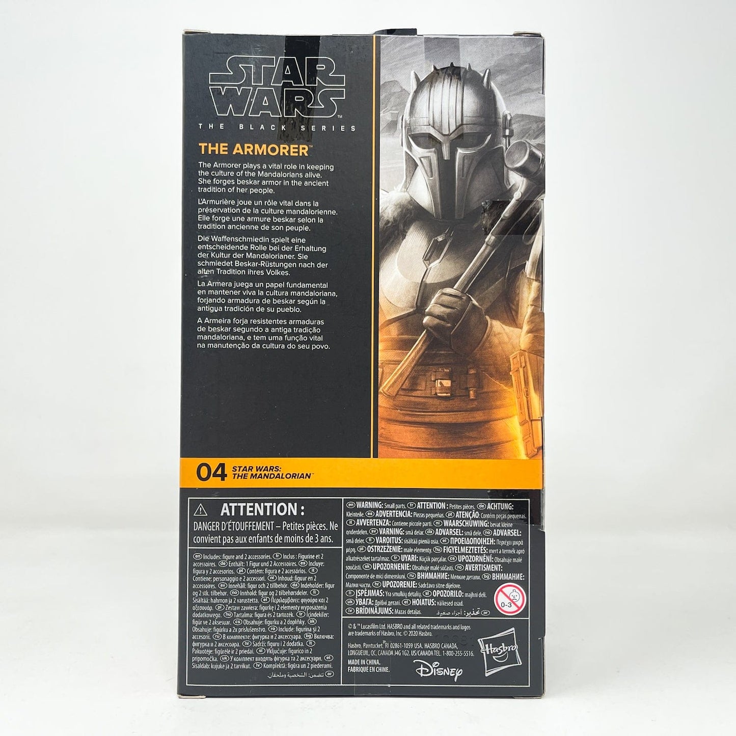Vintage Hasbro Star Wars Black Series Sealed Figures The Armorer MAN04 - Black Series  Hasbro Star Wars Action Figure