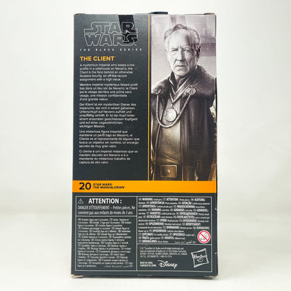 Vintage Hasbro Star Wars Black Series Sealed Figures The Client MAN 20 - Hasbro Black Series (2022)
