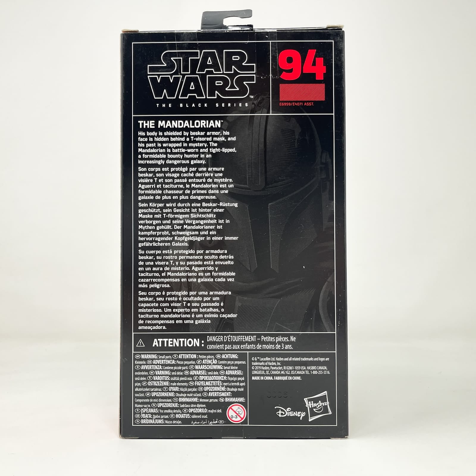 Vintage Hasbro Star Wars Black Series Sealed Figures The Mandalorian #94 - Hasbro Black Series (2019)
