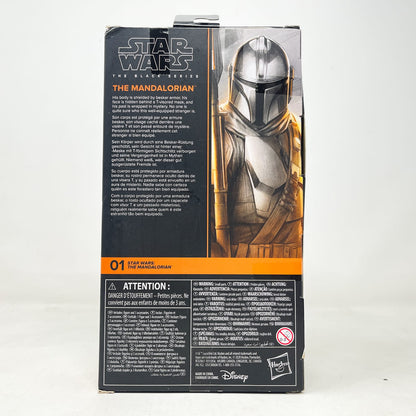 Vintage Hasbro Star Wars Black Series Sealed Figures The Mandalorian (Beskar Armor) MAN 01 - Hasbro Black Series (2020)